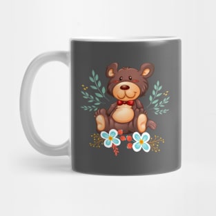 Cute Bear Animals Flower Mug